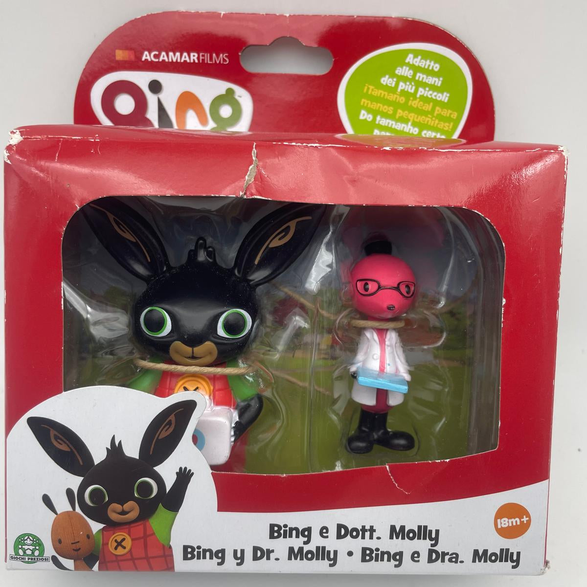 Set 2 Mini Personaggi Bing divertimento per i più piccoli 6 cm