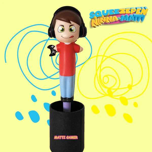 NINNA e MATTI Antistress Squishy Pen Squeez Pen Squeezpen