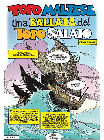 Fumetto Topolino n. 3197 (Copertina e Storia con TOPO MALTESE)