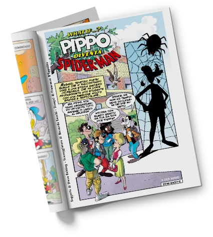 Fumetto Topolino n. 3637 - Pippo diventa Spider-man - flip cover dedicata a What if... ?