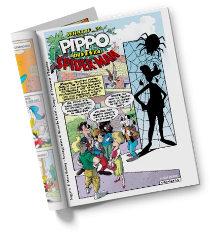 Fumetto Topolino n. 3637 - Pippo diventa Spider-man - flip cover dedicata a What if... ?