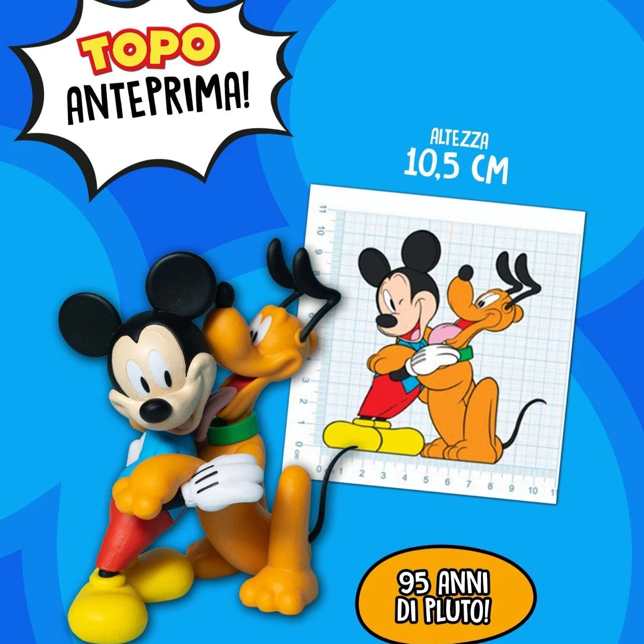 Druckfehler MICKEY MOUSE 3576 Sammlerstück mit Donald-Duck-Statue 90 Blisterpackung