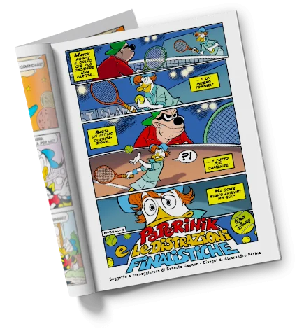 TOPOLINO comic booklet n. 3572 from the Collection Cover dedicated to Jannik Sinner