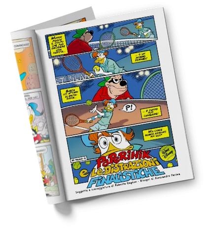 TOPOLINO comic booklet n. 3572 from the Collection Cover dedicated to Jannik Sinner