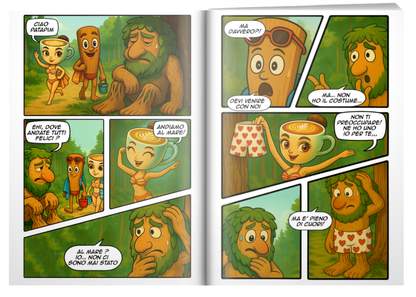 Fumetto THE BRAINROTS - n. 0 numero Zero by Italian Brainrot Comics [Card Gommosoup]