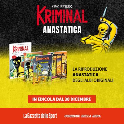Raccolta Collezione Fumetto KRIMINAL ANASTATICA