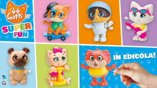 Personaggi 44 Gatti SUPER FUN - Si muovono Davvero