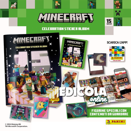 Album e/o figurine di MINECRAFT Celebration 15 Sticker - Panini