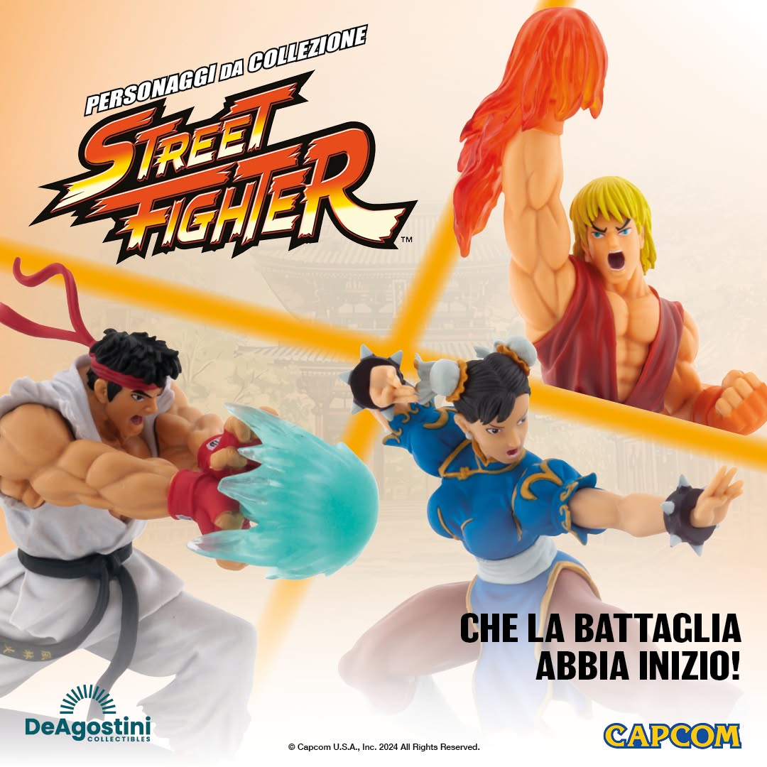 Personaggio 3D figure Street Fighter - De Agostini - Capcom