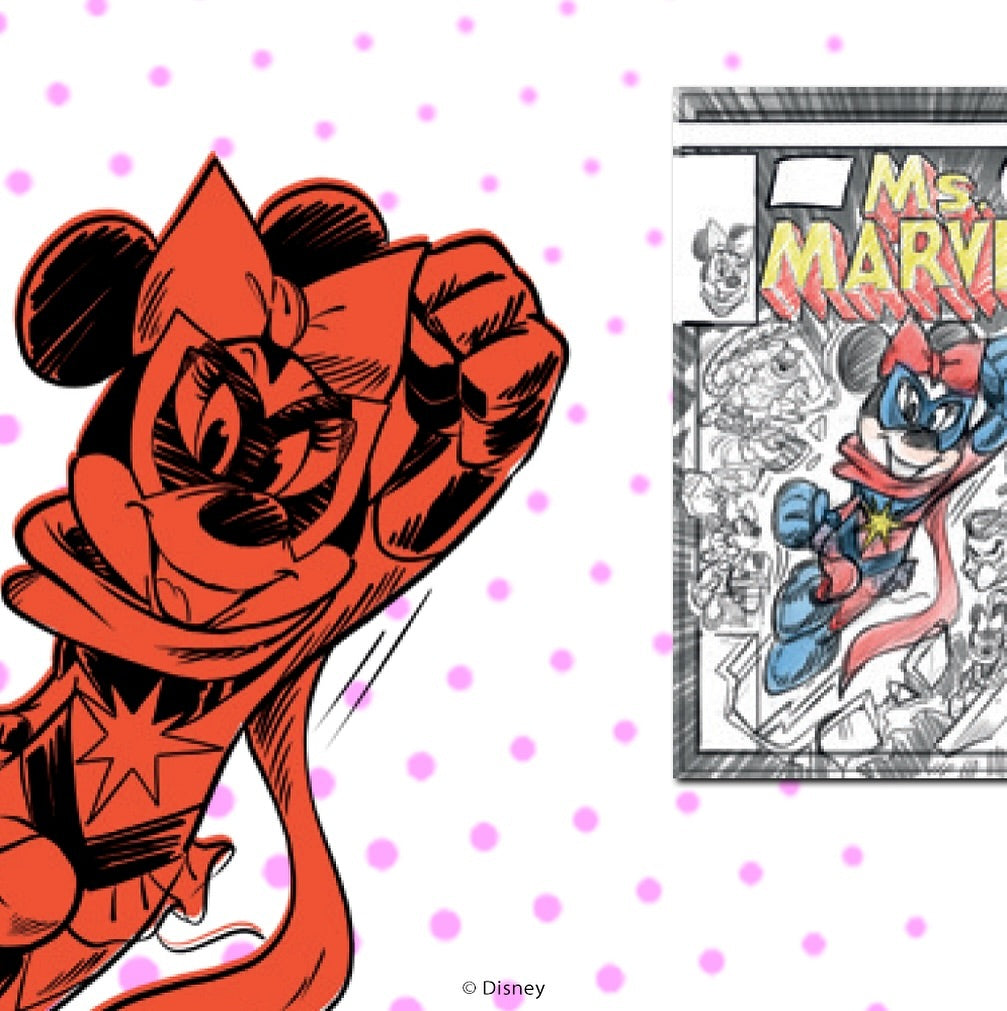 Fumetto Topolino n. 3601 - flip cover dedicata a What if... ? - Minni diventa Captain Marvel