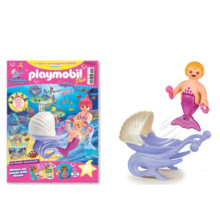 Magazine Playmobil Pink - n.5 del 2022 + Sirenababy con Carrozzina