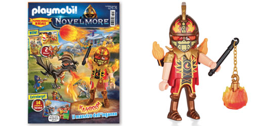 Playmobil Novelmore Magazine No. 3 of 2022 + Skeleton Warrior with Net 