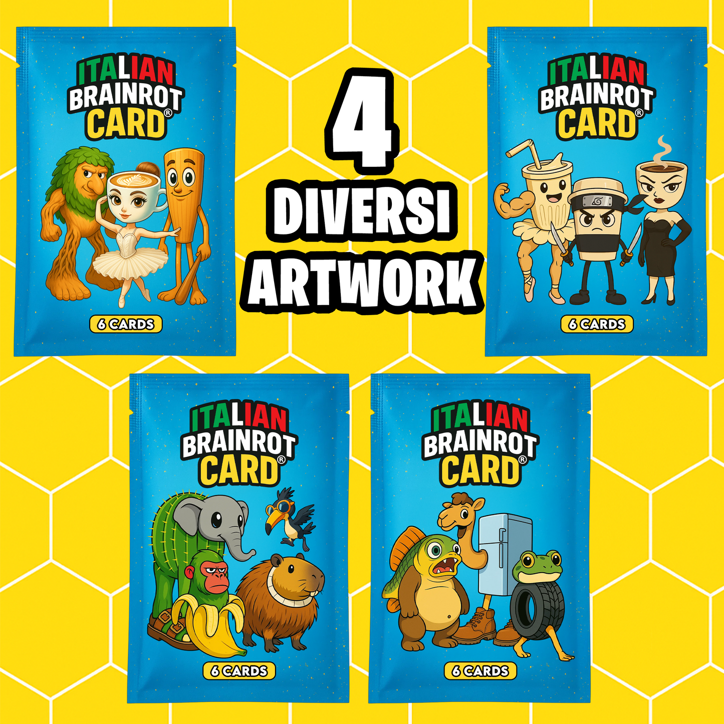 Bustine di Carte ITALIAN BRAINROT CARD