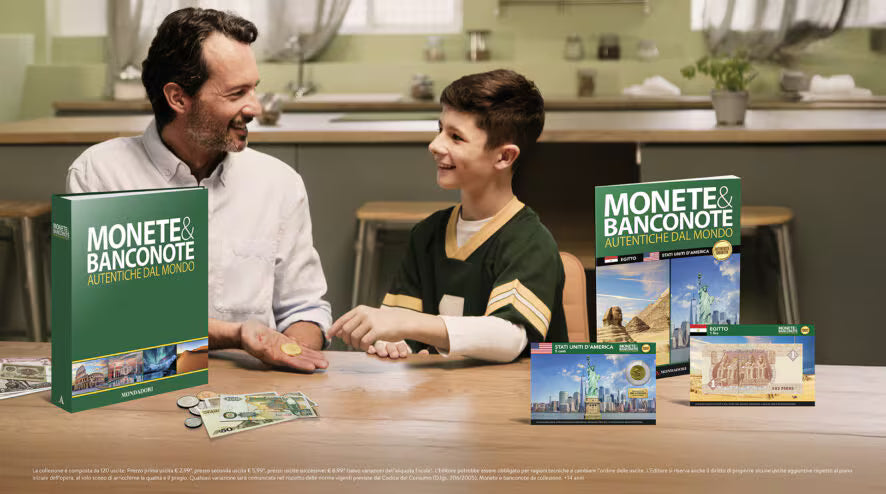Collezione di autentiche Monete & Banconote dei cinque continenti - Hachette 2025