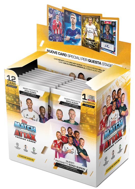 Bustina di 12 Cards Topps - Match Attax 25/26 - Trading Cards