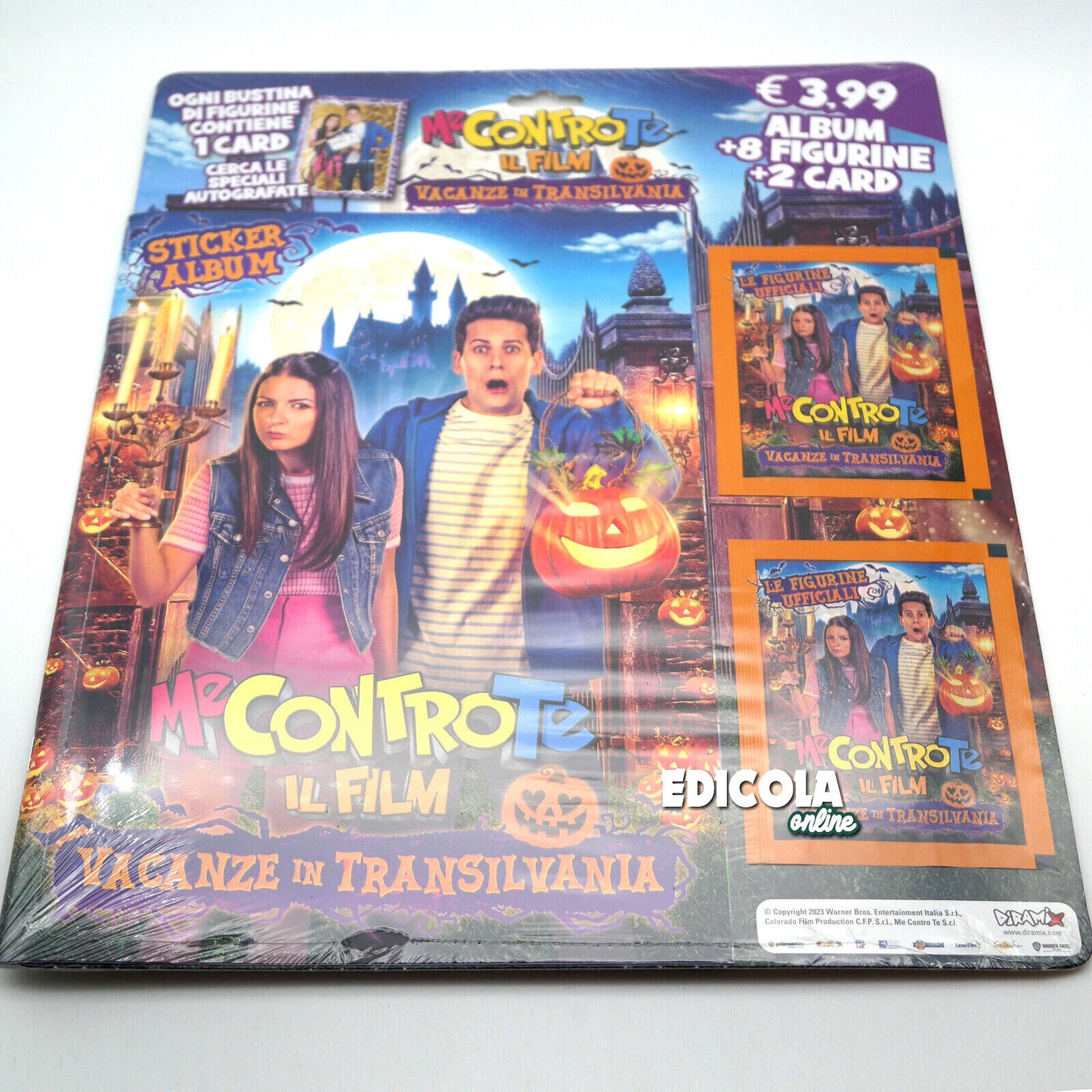 Set Album Me CONTRO Te LUI e SOFI Bustine di Figurine Vacanze in Transilvania