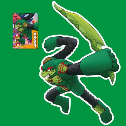 Personaggi WILD WARRIORS NINJA ARMS Allungabili Edicola Sbabam e figure Action