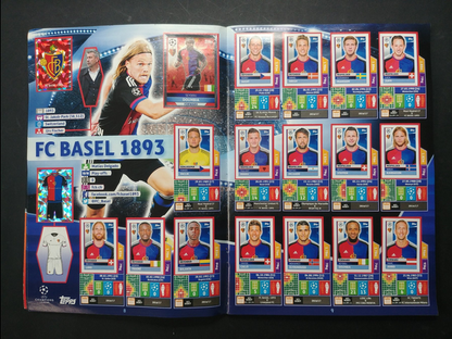 Album complet de stickers joueurs de football LIGUE DES CHAMPIONS 2016-17 Topps UEFA 2017