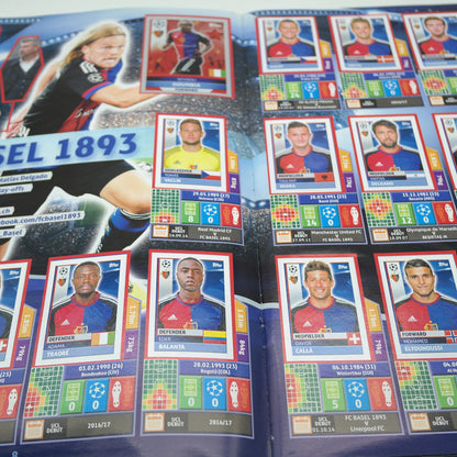 Album complet de stickers joueurs de football LIGUE DES CHAMPIONS 2016-17 Topps UEFA 2017