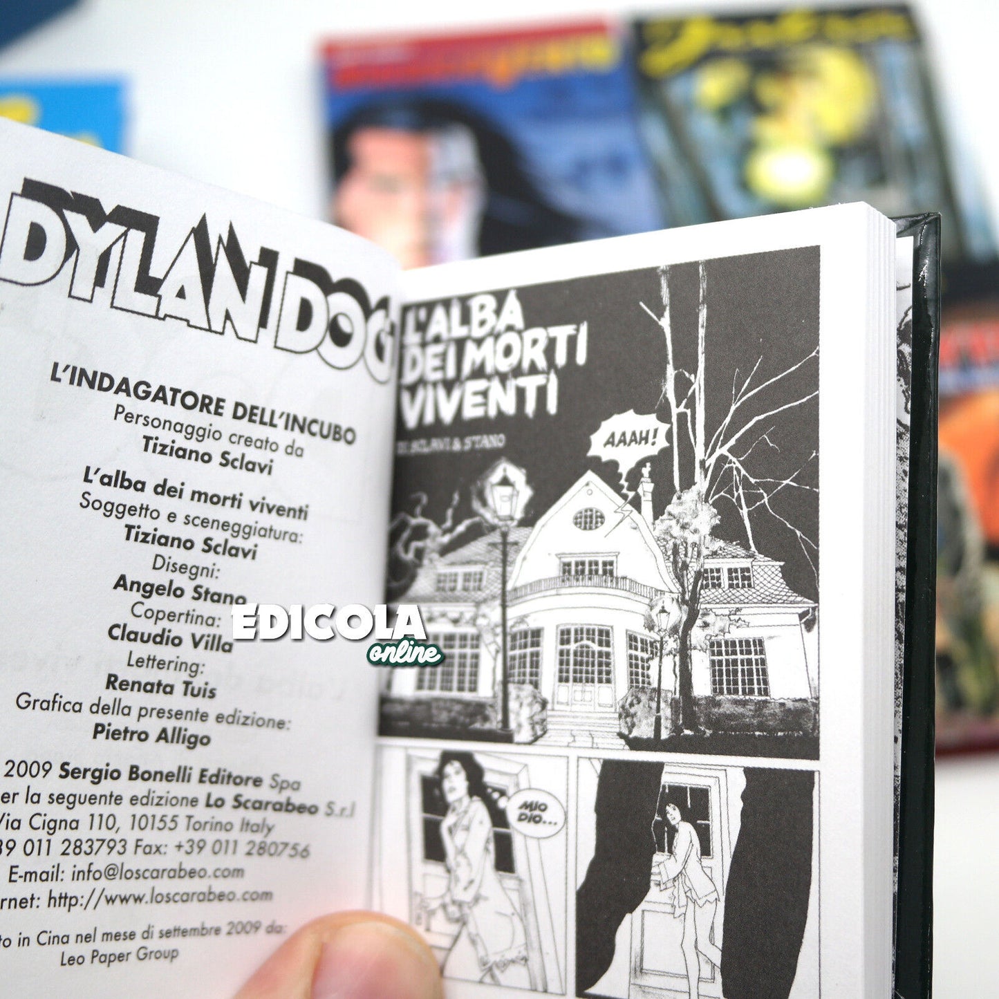 Lot 8 Comics Mignon Lo Scarabeo numéros no. 1DYLAN CHIEN NATHAN JAMAIS ZAGOR TEX 