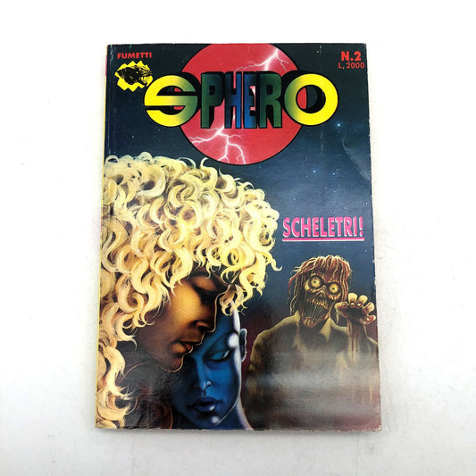 Pocket Comic SPHERO n.2 SKELETONS in Italian Horror Very Rare 1990 Noir