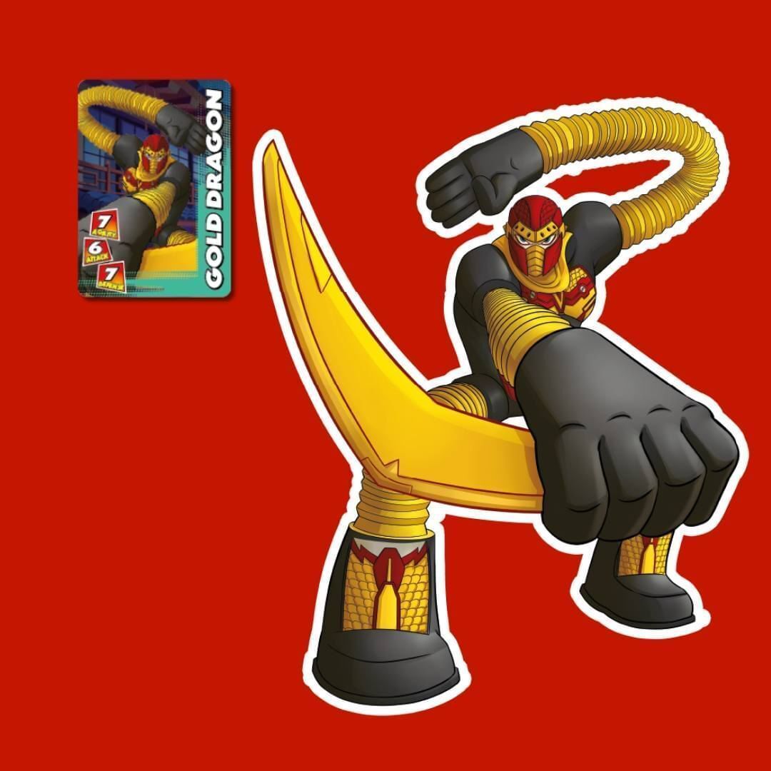 Personaggi WILD WARRIORS NINJA ARMS Allungabili Edicola Sbabam e figure Action