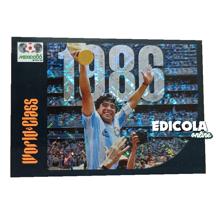 Figurina di  Diego Armando Maradona Calciatori Panini World Class 2024 n. 364 17