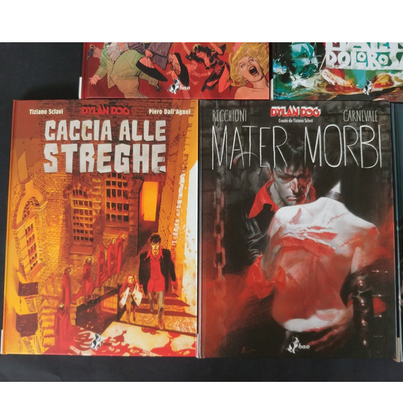 Lotto 5 Fumetti Cartonati di DYLAN DOG Collezione Completa Bao Gigante Variant