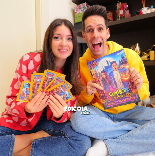 Set Album Me CONTRO Te LUI e SOFI Bustine di Figurine Vacanze in Transilvania