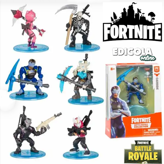 Wählen Sie die 3D-Skin für Mini-Actionfiguren der FORTNITE Characters BATTLE ROYALE Collection