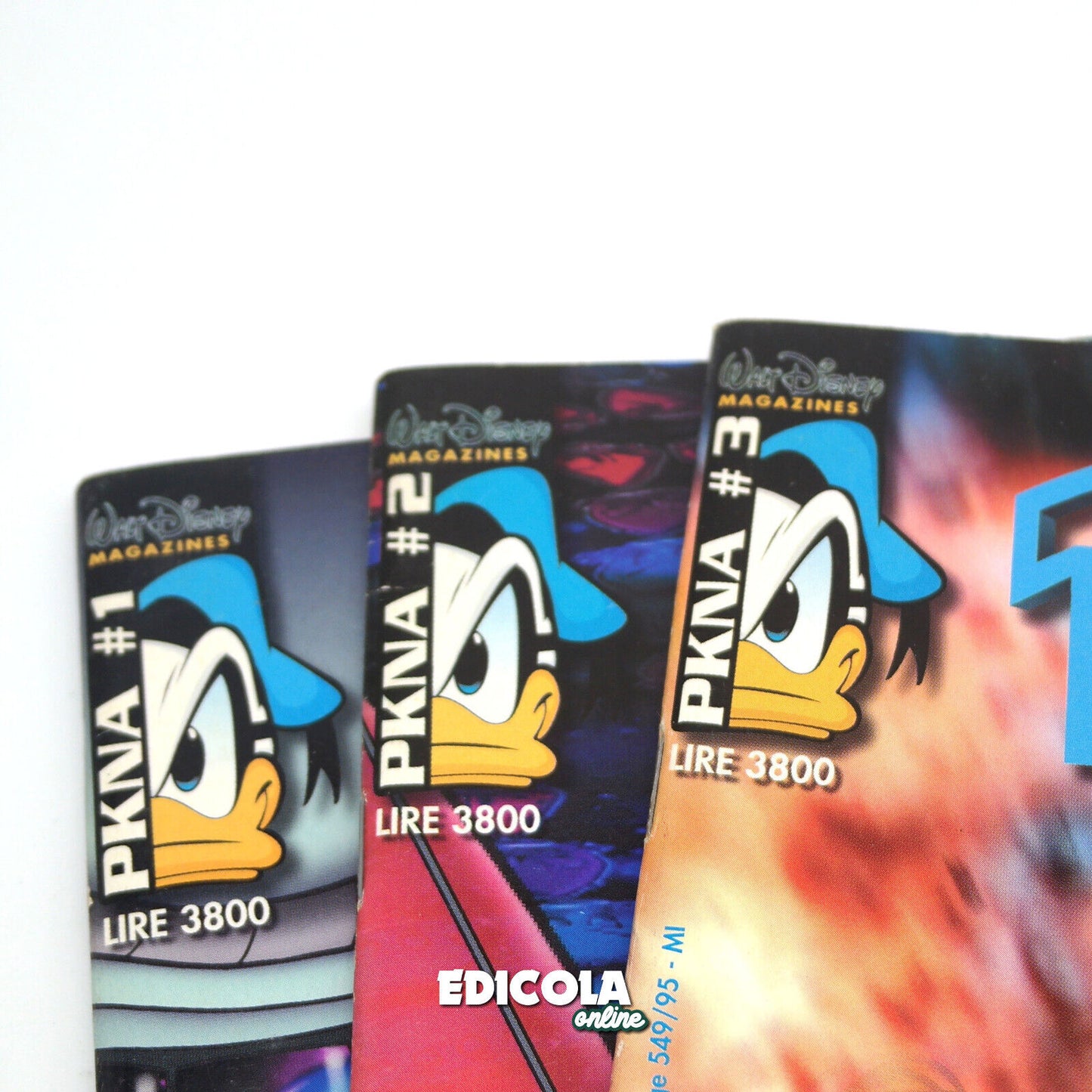 3x Fumetti PKNA #1 #2 #3 Numero 1 2 3 Paperinik New Adventures PK Disney Pikappa