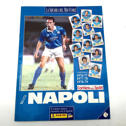 Set 7 Ristampa Album Completo solo Squadra del NAPOLI Figurine Calciatori Panini