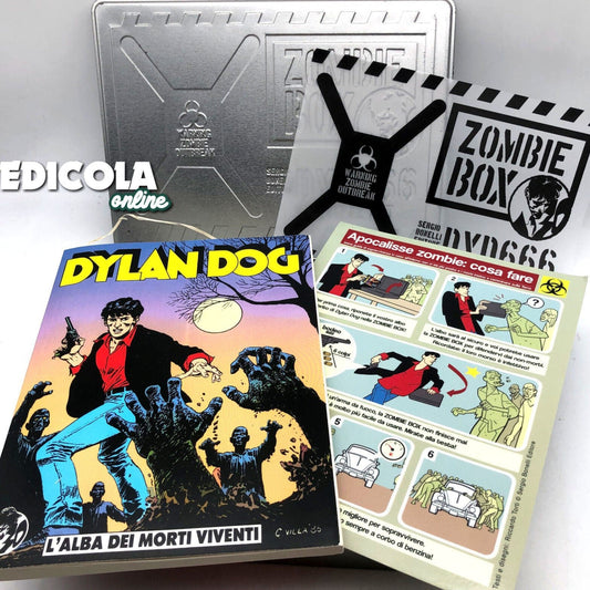 Kit Zombie 666 Dylan Dog numéro n. 1 Coffret Rare Spécial L'Aube des Morts