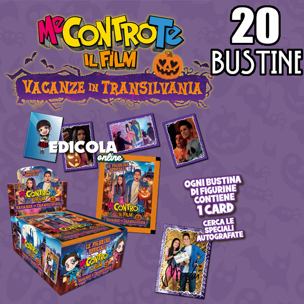 Set Album Me CONTRO Te LUI e SOFI Bustine di Figurine Vacanze in Transilvania