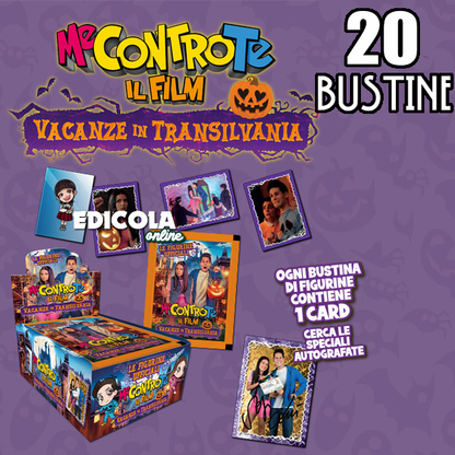 Set Album Me CONTRO Te LUI e SOFI Bustine di Figurine Vacanze in Transilvania