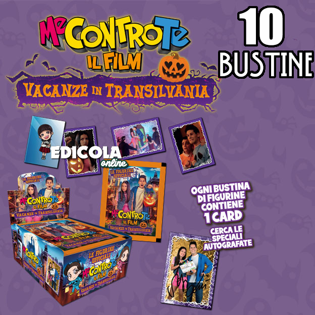 Set Album Me CONTRO Te LUI e SOFI Bustine di Figurine Vacanze in Transilvania