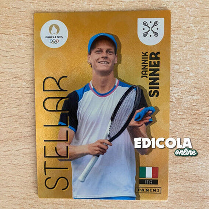 Card Panini Jannik Sinner Olimpiadi Parigi 2024 n. 72 Giochi Olimpici Paris 24