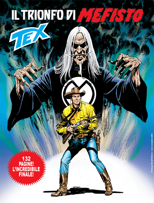 Comic Tex 744 - Le triomphe de Méphisto - Sergio Bonelli Première édition en kiosque