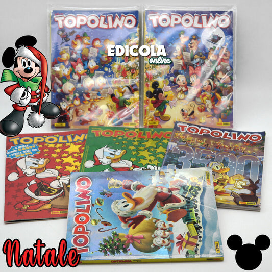 Lot de livret spécial Mickey Mouse Comics dédié à la variante NOËL