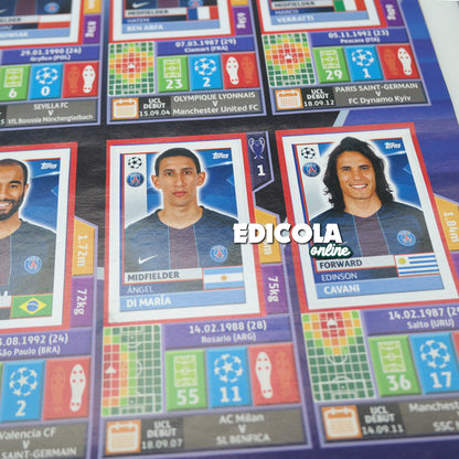 Album complet de stickers joueurs de football LIGUE DES CHAMPIONS 2016-17 Topps UEFA 2017