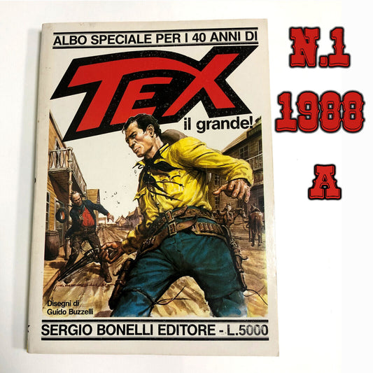 TEX comic Texone numéro spécial n. 1Le Grand ! Édition originale originale