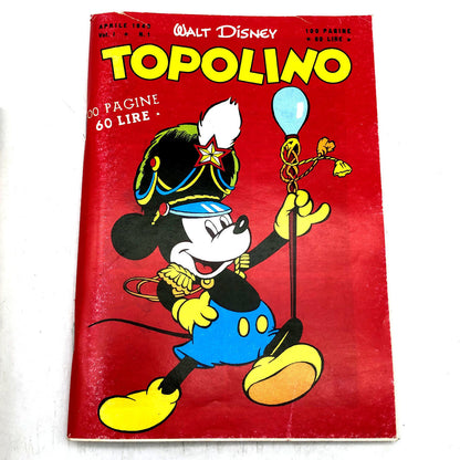 Mickey Mouse Comic Spécial 2000 + n. 1 RÉIMPRESSION Collector 60lire Vintage Rare