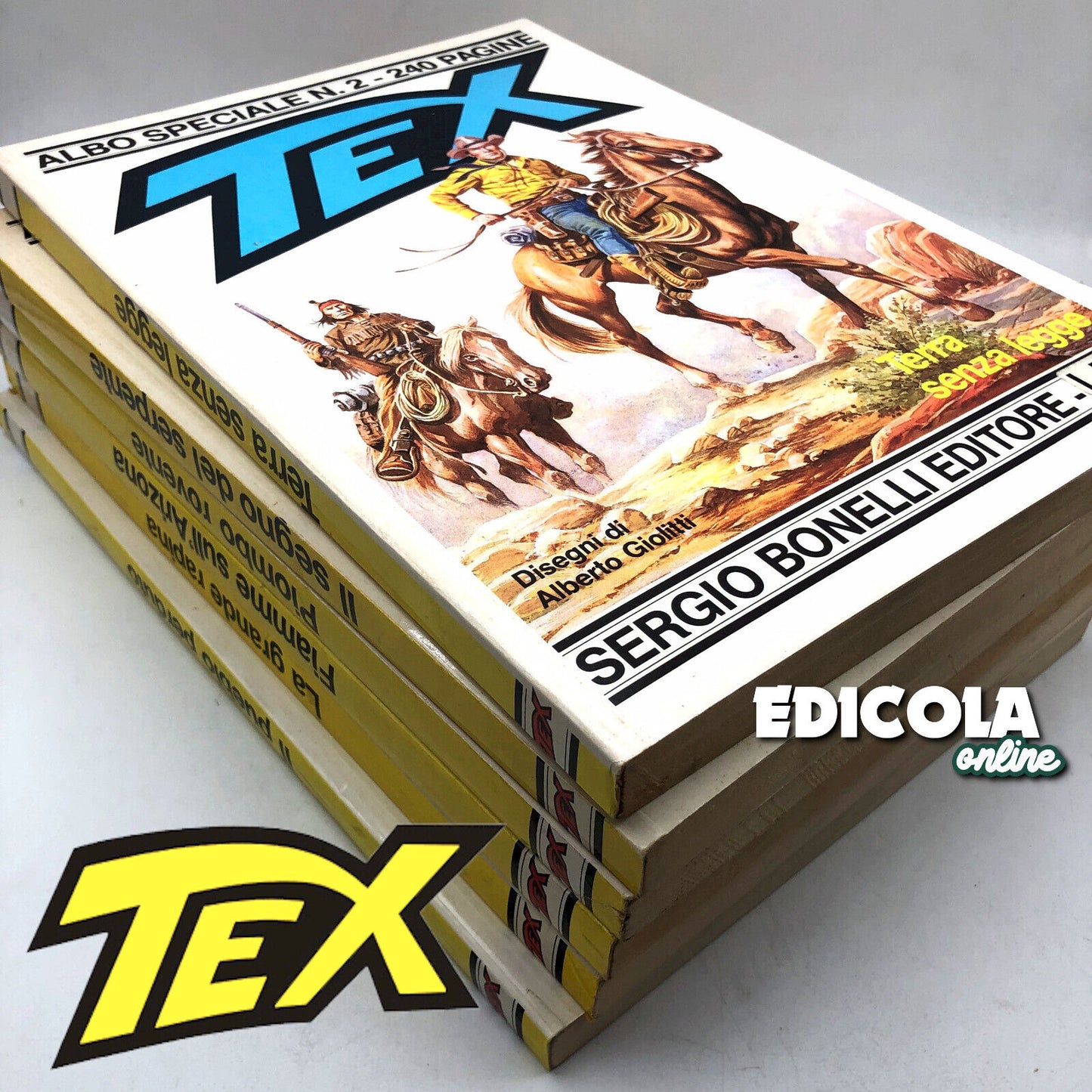 Fumetti ALBO SPECIALE Gigante TEX WILLER lotto Raro Texone Usati prima edizione