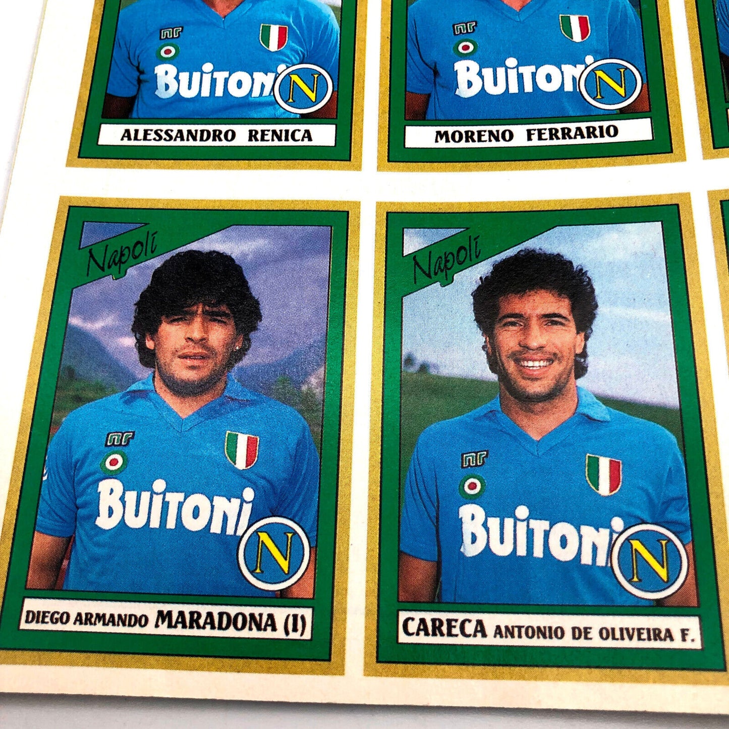 Set 7 Ristampa Album Completo solo Squadra del NAPOLI Figurine Calciatori Panini