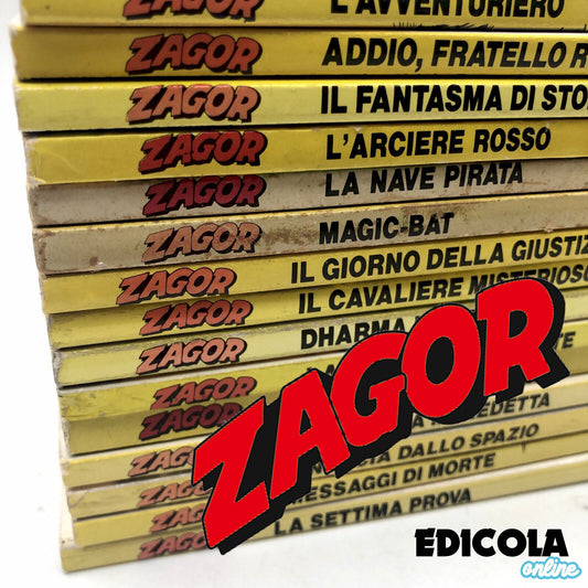 Bandes dessinées Tous ZAGOR Réimpression complète de la collection numéro n. 1 lot spécial