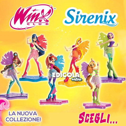 Winx Club da Collezione SIRENIX Action Figure Bambola di Bloom Flora Aisha Musa