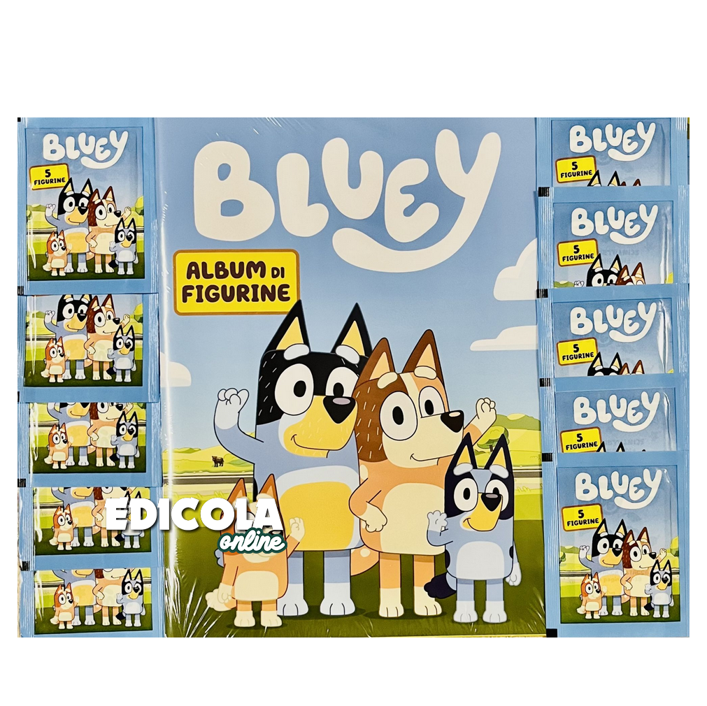 Set Album e/o bustine sigillate di Figurine BLUEY 2024 Sticker