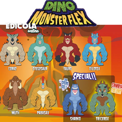 DINO MONSTER FLEX Personnages Monsterflex Dinosaures Monstres extensibles