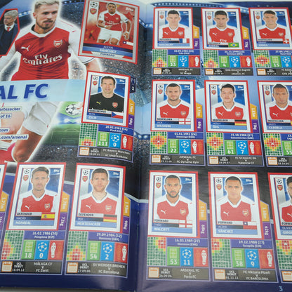 Album complet de stickers joueurs de football LIGUE DES CHAMPIONS 2016-17 Topps UEFA 2017