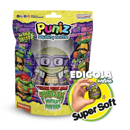 Choisissez les personnages NINJA TURTLES de PUNIZ Squishy Teenage Mutant Turtles TMTN